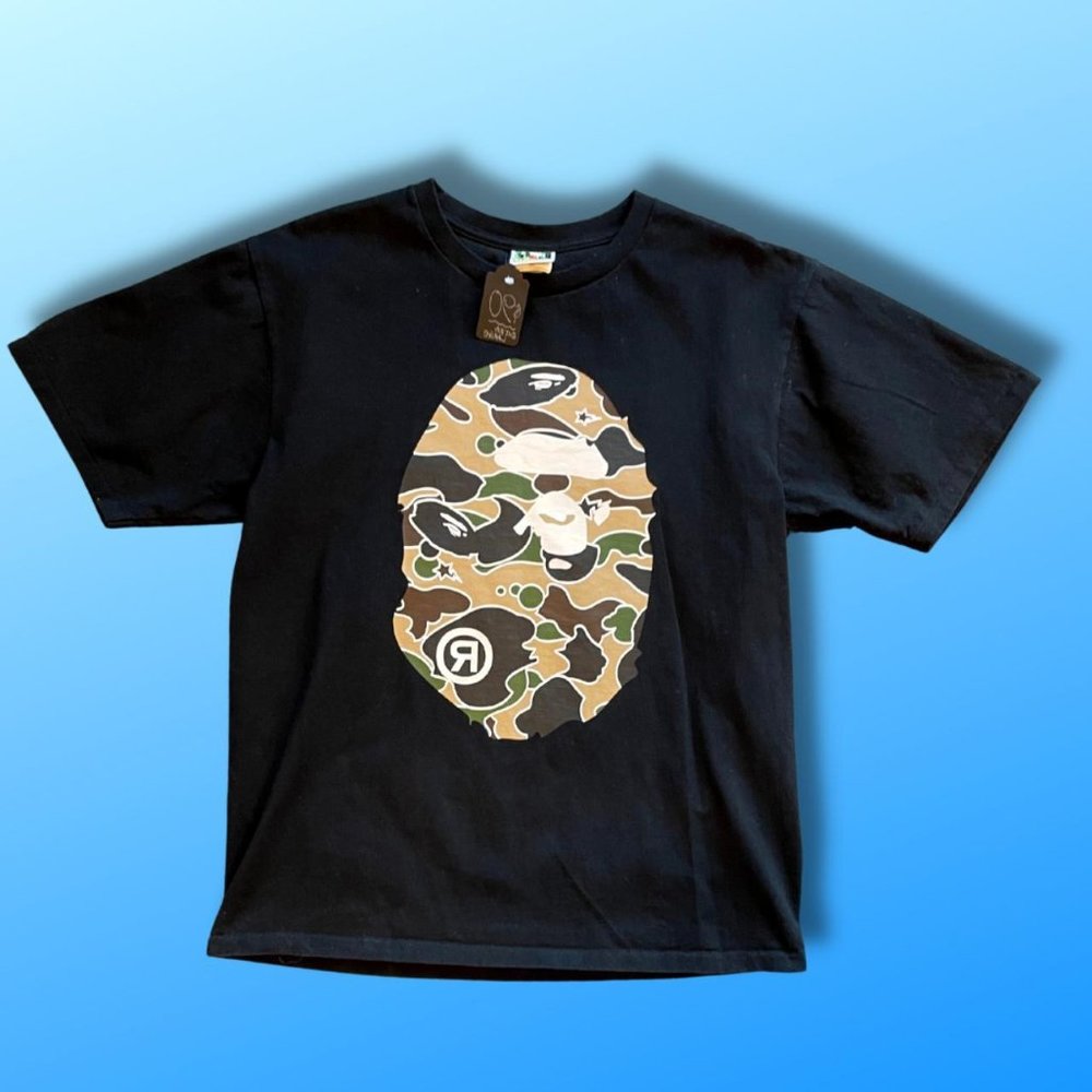 BAPE Big Head Camo Tee